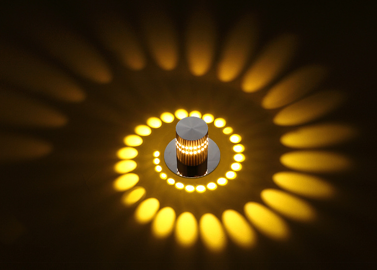LumiSwirl Spiral Wall Lamp